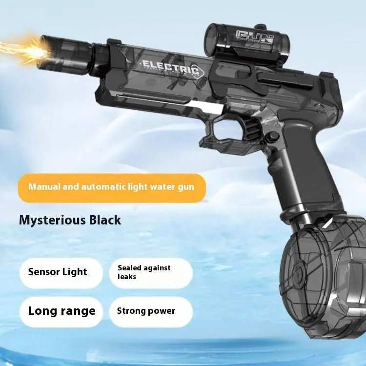 Fire Rat Electric Water Pistol Cool Light Full Automatic Water Spray Gun Summer Toy Sports Entertainment Children Gifts AC223 - AMIR BAGS INDIA PRIVATE LIMITED