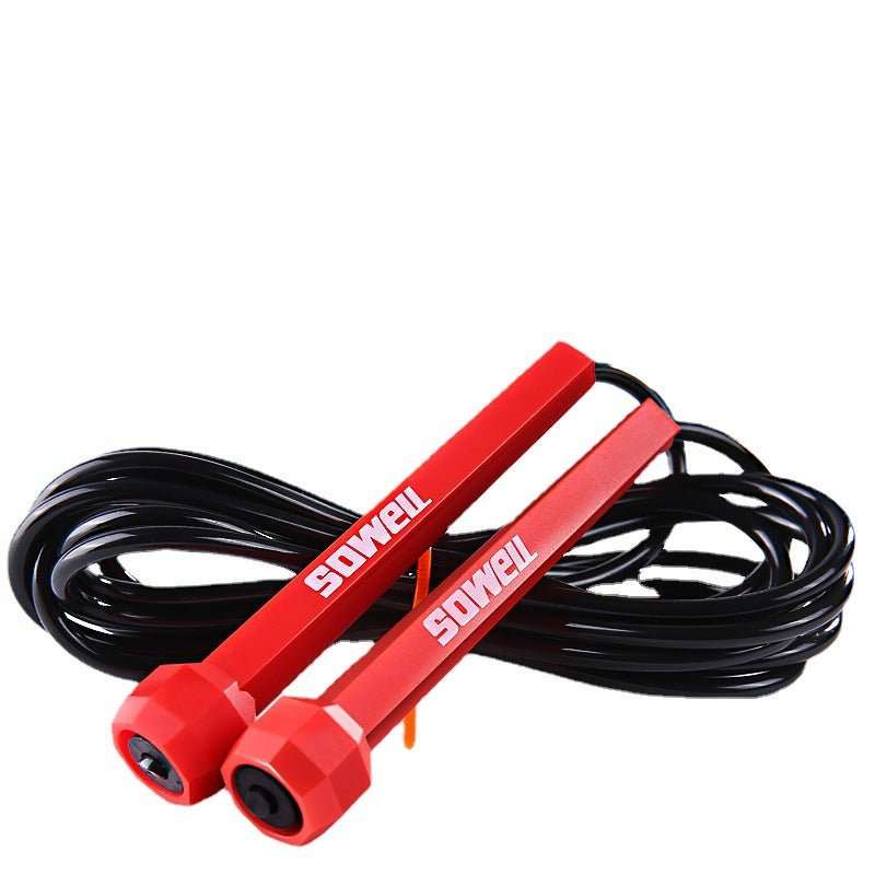 Fitness Crossfit Skipping Rope Cord Speed Jumping Exercise Equipment Adjustable Boxing Skipping Sport Rope Red Balck - AMIR BAGS INDIA PRIVATE LIMITED