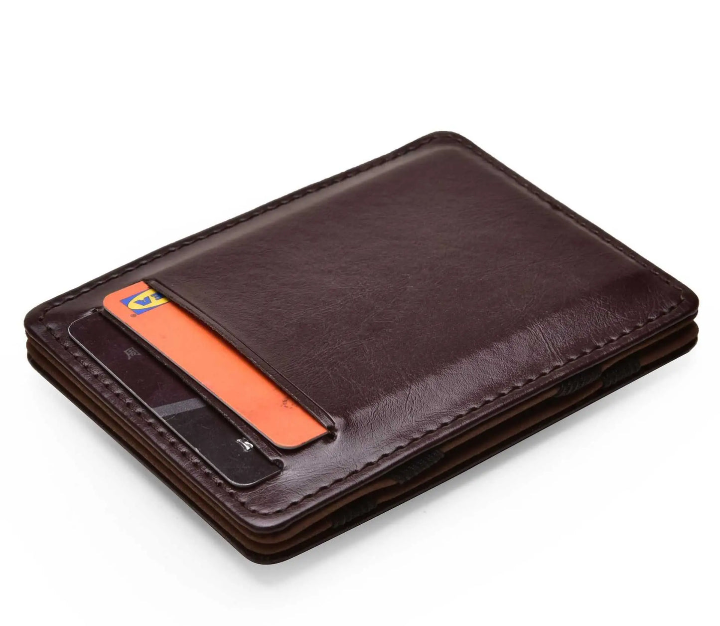 Flip PU Magic Wallet Business Card Holder Bags - AMIR BAGS INDIA PRIVATE LIMITED