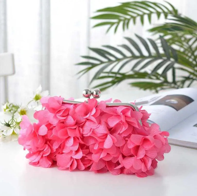 Flowe Bridal Evening Banquet Bag Fashion Cheongsam Clutch - AMIR BAGS INDIA PRIVATE LIMITED