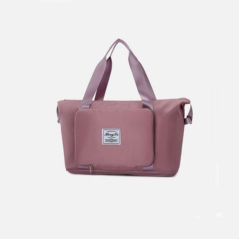 Foldable Storage Travel Bag Waterproof Large Capacity Gym Fitness Bag Weekender Overnight For Women - AMIR BAGS INDIA PRIVATE LIMITED