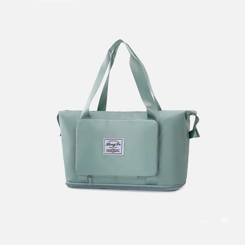 Foldable Storage Travel Bag Waterproof Large Capacity Gym Fitness Bag Weekender Overnight For Women - AMIR BAGS INDIA PRIVATE LIMITED