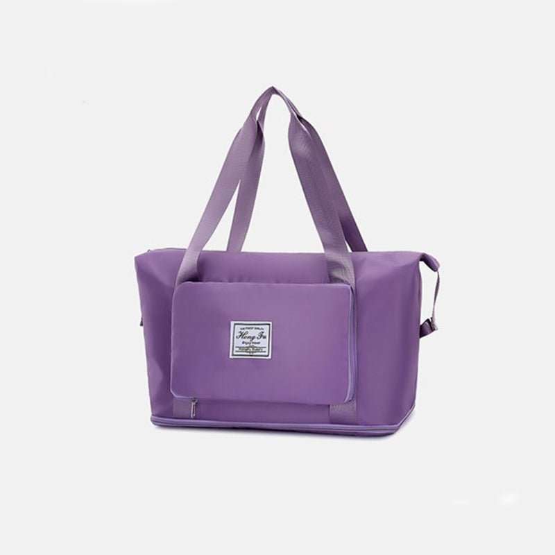 Foldable Storage Travel Bag Waterproof Large Capacity Gym Fitness Bag Weekender Overnight For Women - AMIR BAGS INDIA PRIVATE LIMITED