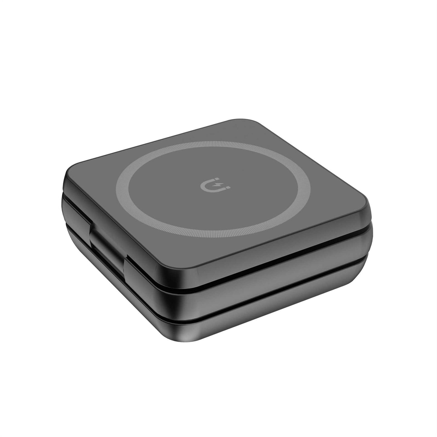 Folding Three - in - one Wireless Charger Portable Magnetic Suction - AMIR BAGS INDIA PRIVATE LIMITED