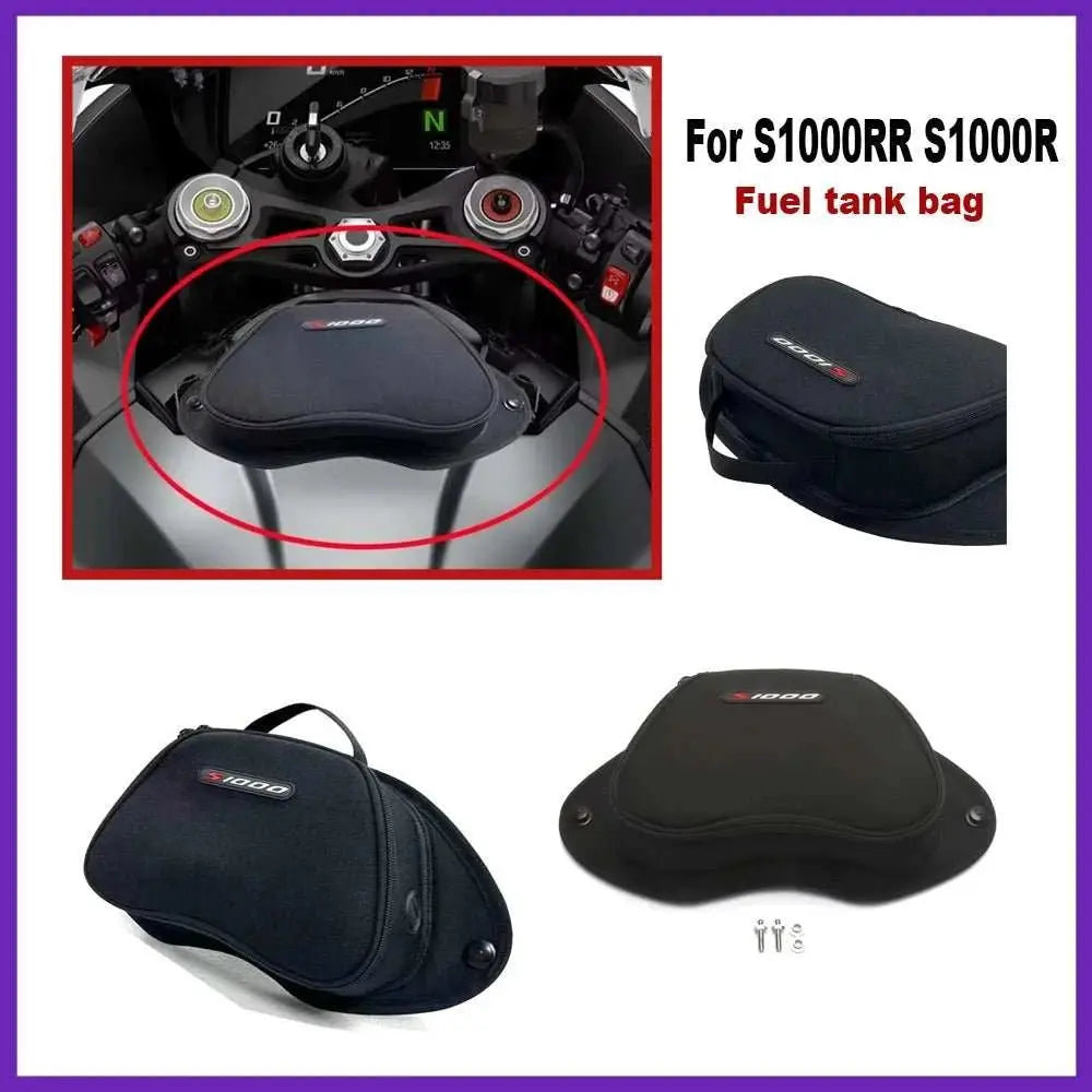 For BMW S1000RR S1000R S1000 RR Motorcycle accessories waterproof oil fuel bag tank storage bag luggage black kit - AMIR BAGS INDIA PRIVATE LIMITED