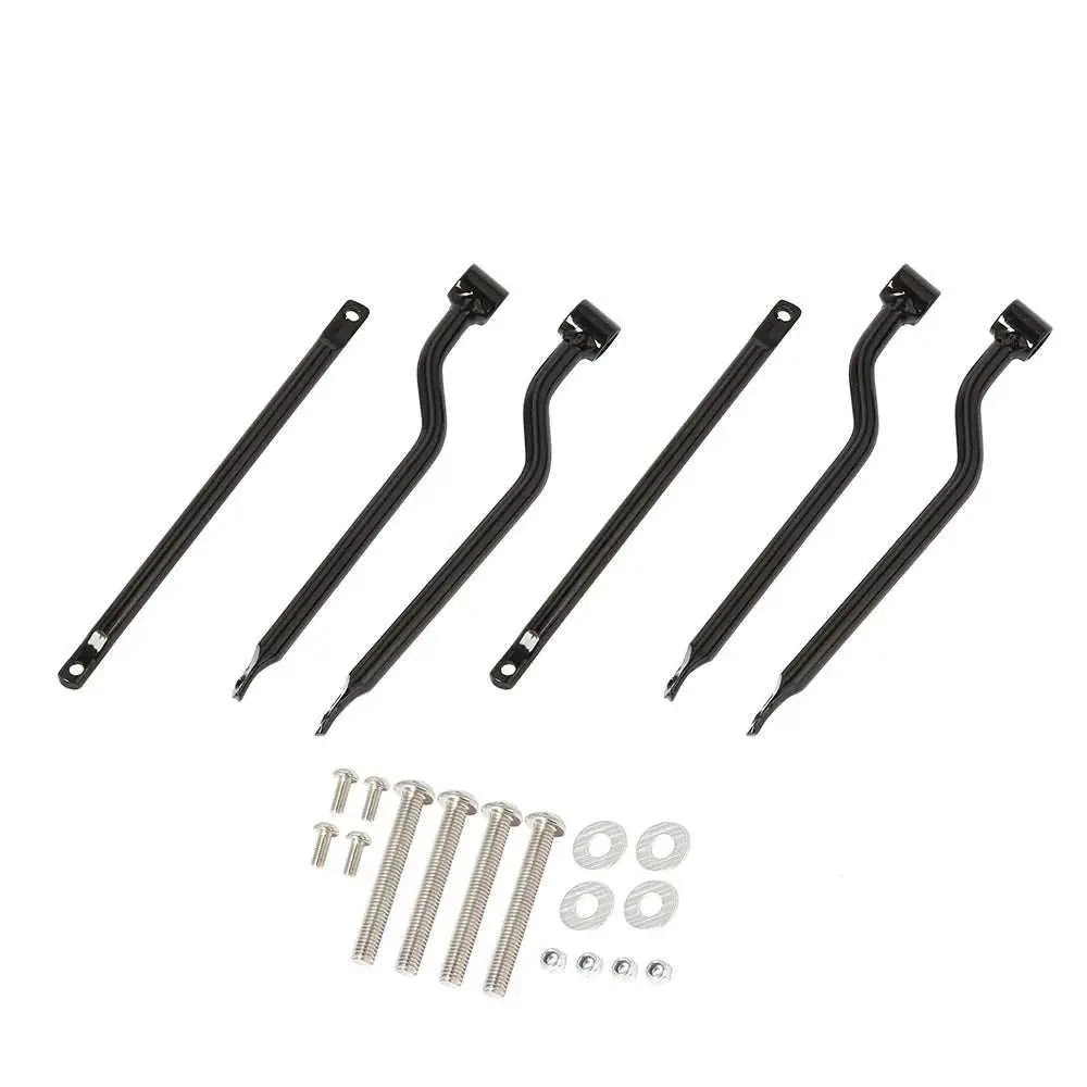 For Kawasaki Honda Yamaha Suzuki Harley Motorcycle Black Universal Saddle Bag Support Bars Mounts Bracket Side Luggage - AMIR BAGS INDIA PRIVATE LIMITED