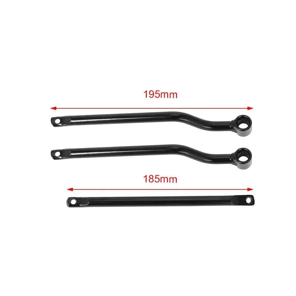 For Kawasaki Honda Yamaha Suzuki Harley Motorcycle Black Universal Saddle Bag Support Bars Mounts Bracket Side Luggage - AMIR BAGS INDIA PRIVATE LIMITED