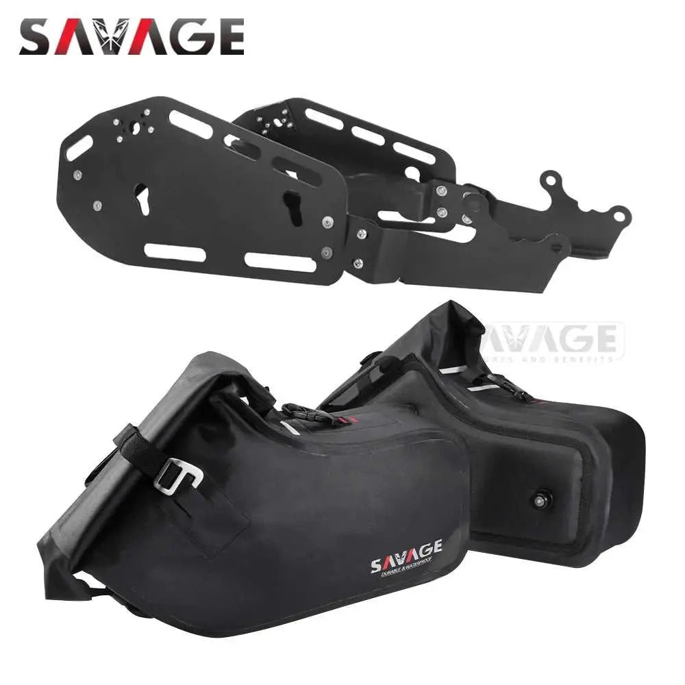 For KAWASAKI Z650 2017 - 2025 Motorcycle Side Bag Saddlebag Travel Tail Box Suitcase Bracket Rear Luggage Carrier Rack Z 650 ER650 - AMIR BAGS INDIA PRIVATE LIMITED