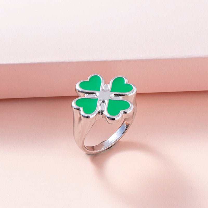 Four Leaf Clover Rings For Women Men - AMIR BAGS INDIA PRIVATE LIMITED
