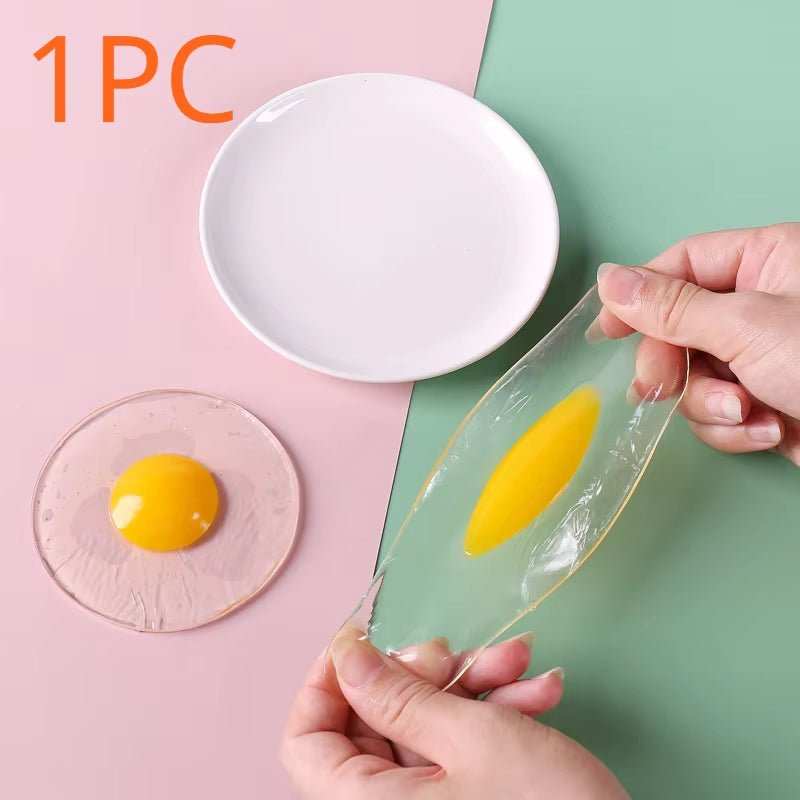 Funky Egg Splat Ball Squishy Toys Stress Relief Eggs Yolk Balls Squishies Fun Toy for Children Anxiety Reducer Relief for Adults - AMIR BAGS INDIA PRIVATE LIMITED