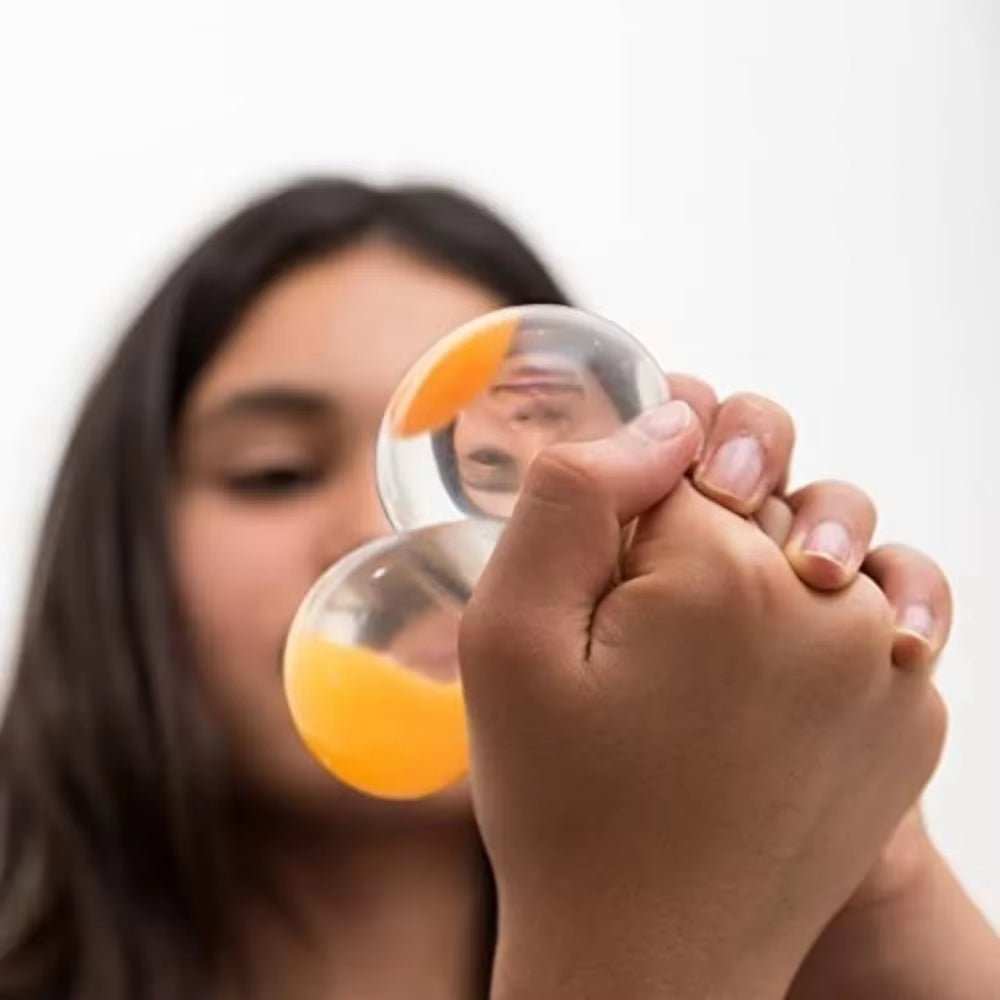Funky Egg Splat Ball Squishy Toys Stress Relief Eggs Yolk Balls Squishies Fun Toy for Children Anxiety Reducer Relief for Adults - AMIR BAGS INDIA PRIVATE LIMITED