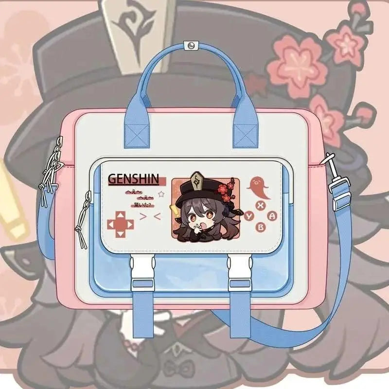 Game Genshin Impact Cosplay Xiao Wanderer Wanderer Tartaglia Zhongli Raiden Shogun Cartoon Bag Campus Student Handbag Backpack - AMIR BAGS INDIA PRIVATE LIMITED