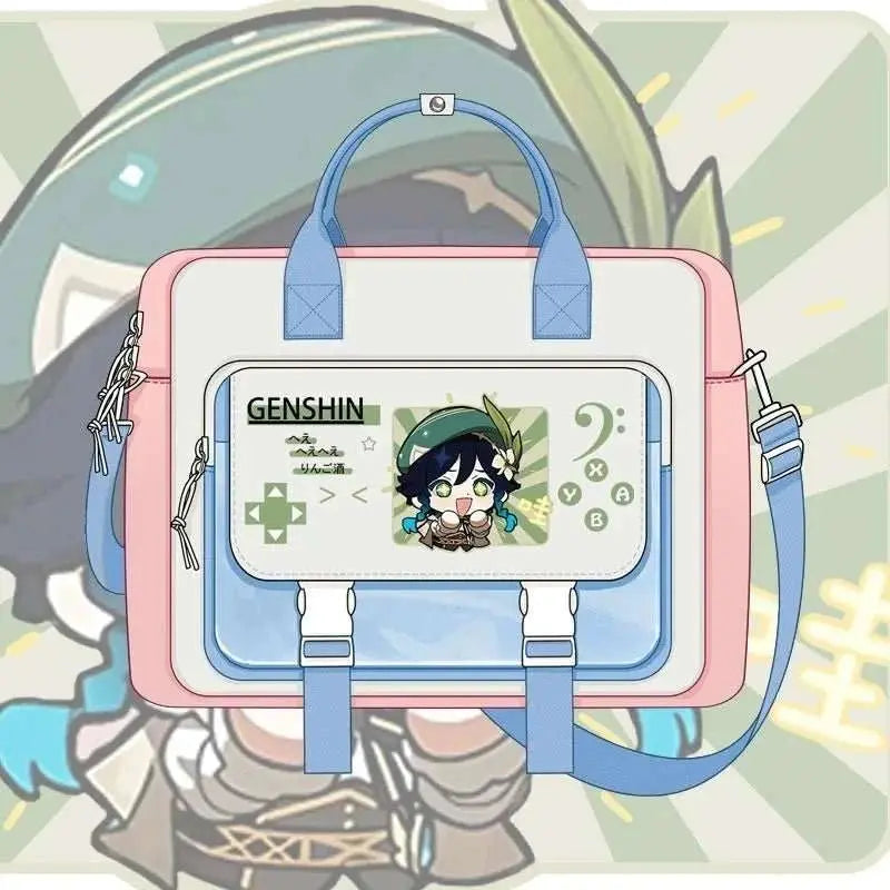 Game Genshin Impact Cosplay Xiao Wanderer Wanderer Tartaglia Zhongli Raiden Shogun Cartoon Bag Campus Student Handbag Backpack - AMIR BAGS INDIA PRIVATE LIMITED