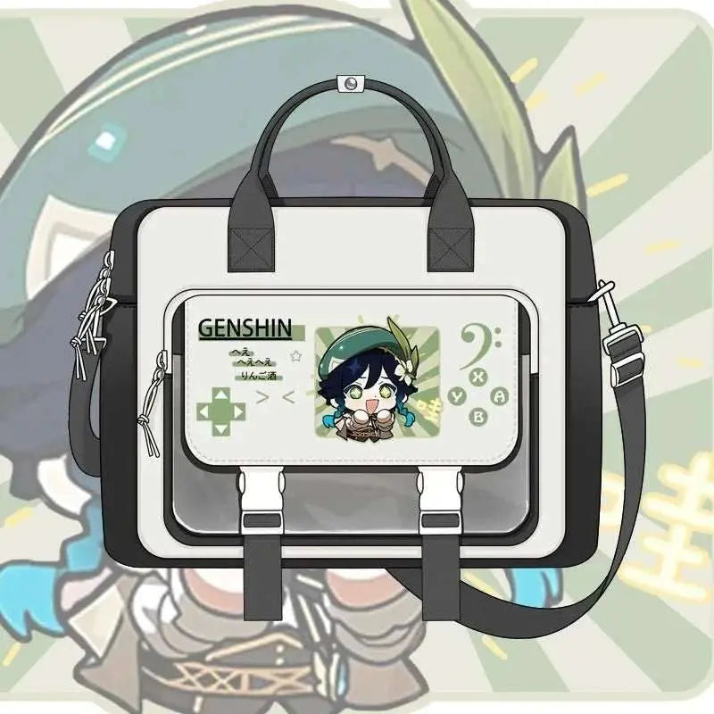 Game Genshin Impact Cosplay Xiao Wanderer Wanderer Tartaglia Zhongli Raiden Shogun Cartoon Bag Campus Student Handbag Backpack - AMIR BAGS INDIA PRIVATE LIMITED