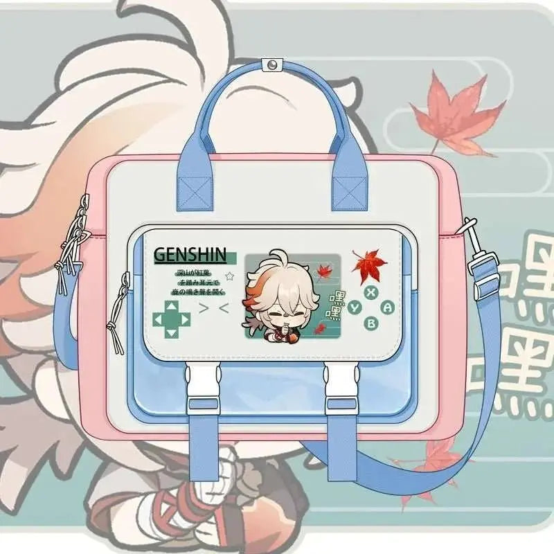 Game Genshin Impact Cosplay Xiao Wanderer Wanderer Tartaglia Zhongli Raiden Shogun Cartoon Bag Campus Student Handbag Backpack - AMIR BAGS INDIA PRIVATE LIMITED