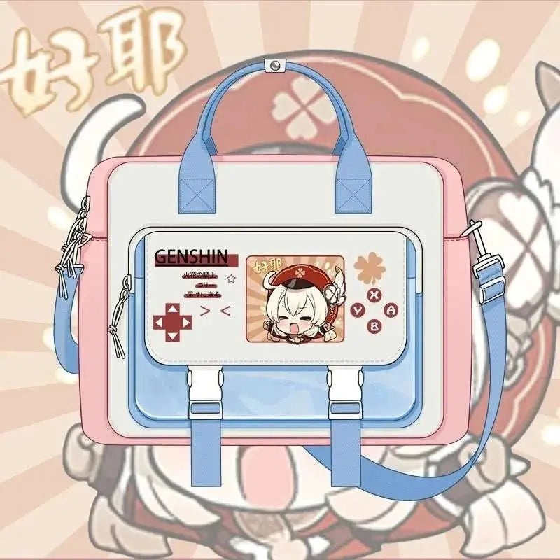 Game Genshin Impact Cosplay Xiao Wanderer Wanderer Tartaglia Zhongli Raiden Shogun Cartoon Bag Campus Student Handbag Backpack - AMIR BAGS INDIA PRIVATE LIMITED