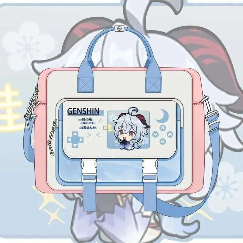 Game Genshin Impact Cosplay Xiao Wanderer Wanderer Tartaglia Zhongli Raiden Shogun Cartoon Bag Campus Student Handbag Backpack - AMIR BAGS INDIA PRIVATE LIMITED