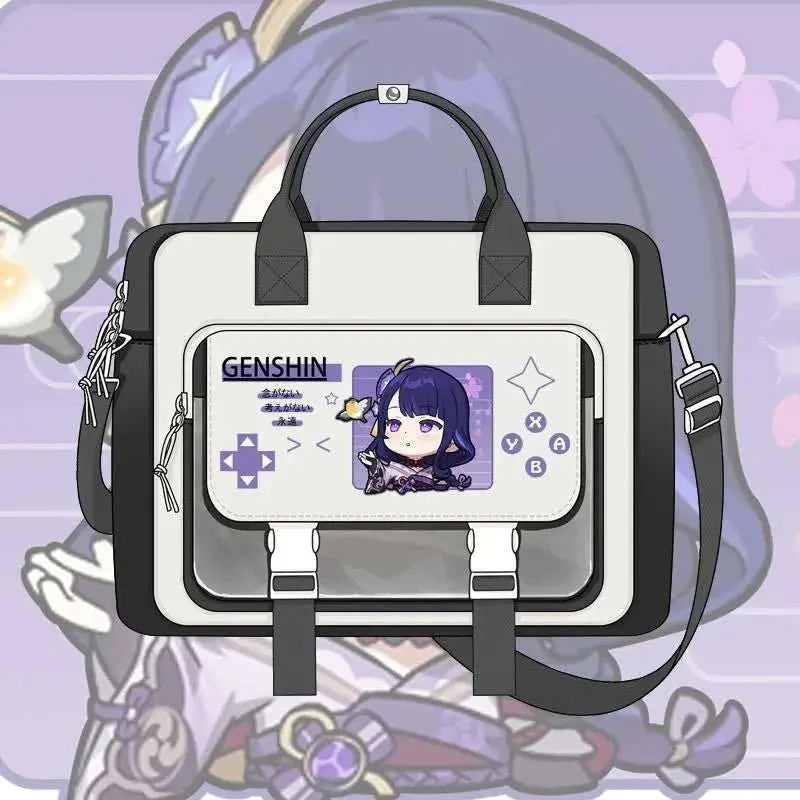 Game Genshin Impact Cosplay Xiao Wanderer Wanderer Tartaglia Zhongli Raiden Shogun Cartoon Bag Campus Student Handbag Backpack - AMIR BAGS INDIA PRIVATE LIMITED