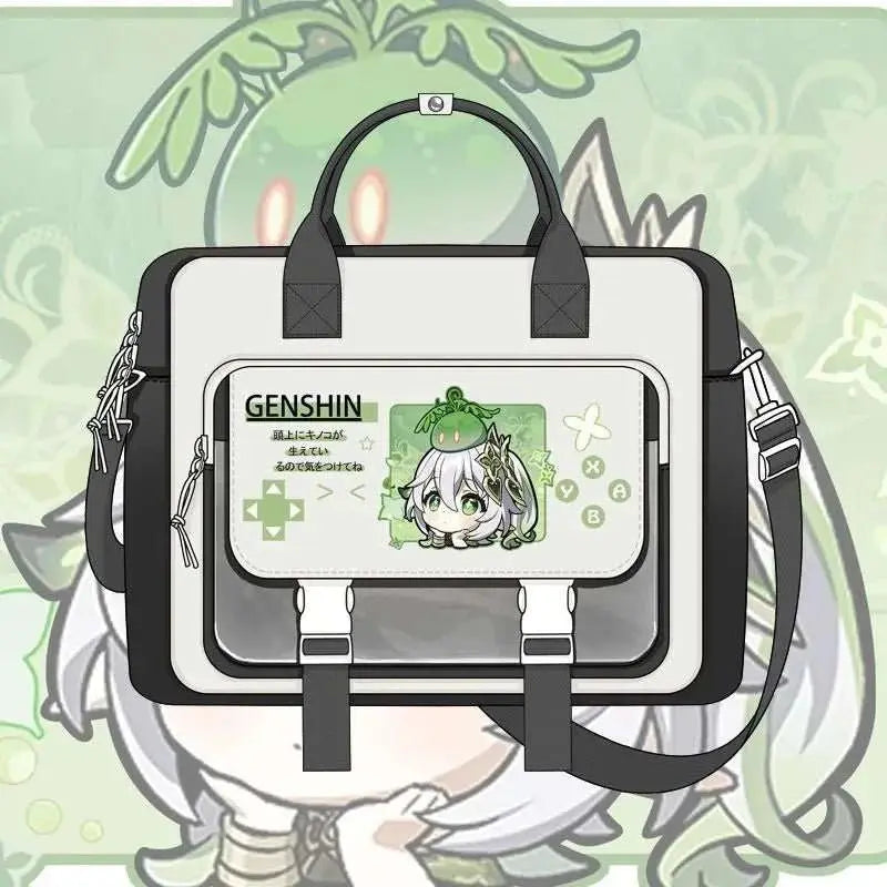 Game Genshin Impact Cosplay Xiao Wanderer Wanderer Tartaglia Zhongli Raiden Shogun Cartoon Bag Campus Student Handbag Backpack - AMIR BAGS INDIA PRIVATE LIMITED