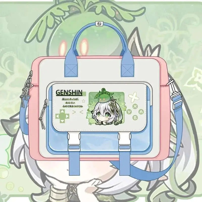 Game Genshin Impact Cosplay Xiao Wanderer Wanderer Tartaglia Zhongli Raiden Shogun Cartoon Bag Campus Student Handbag Backpack - AMIR BAGS INDIA PRIVATE LIMITED