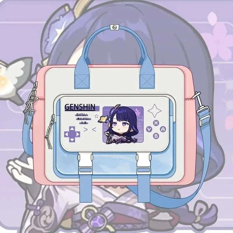 Game Genshin Impact Cosplay Xiao Wanderer Wanderer Tartaglia Zhongli Raiden Shogun Cartoon Bag Campus Student Handbag Backpack - AMIR BAGS INDIA PRIVATE LIMITED