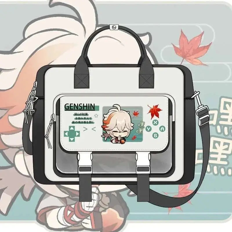 Game Genshin Impact Cosplay Xiao Wanderer Wanderer Tartaglia Zhongli Raiden Shogun Cartoon Bag Campus Student Handbag Backpack - AMIR BAGS INDIA PRIVATE LIMITED