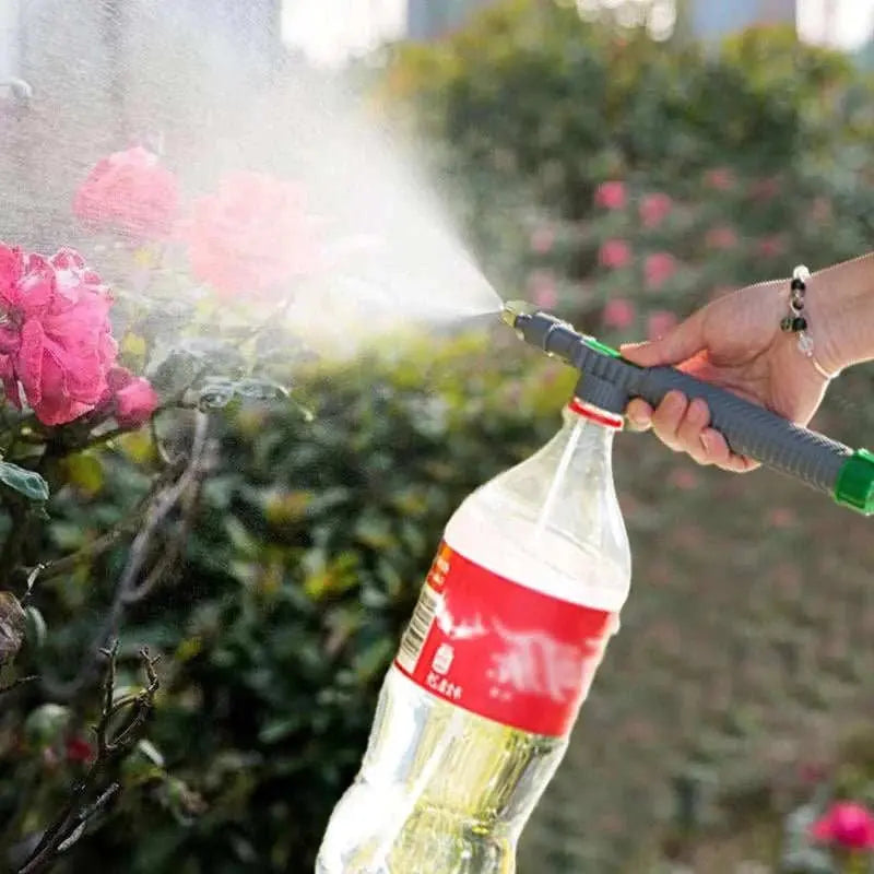 Gardening Watering Sprayer Beverage Bottle Watering Can High Pressure Small Manual Pressure Adjustable Spray Head - AMIR BAGS INDIA PRIVATE LIMITED