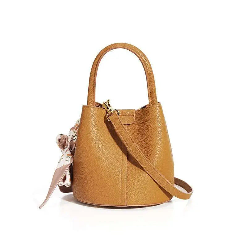Genuine Leather Advanced Texture Bucket Bags Women - AMIR BAGS INDIA PRIVATE LIMITED