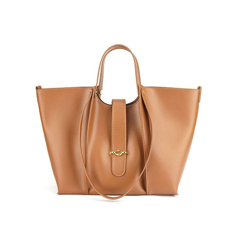 Genuine Leather Large Capacity Bag High - grade Tote Bag For Women - AMIR BAGS INDIA PRIVATE LIMITED