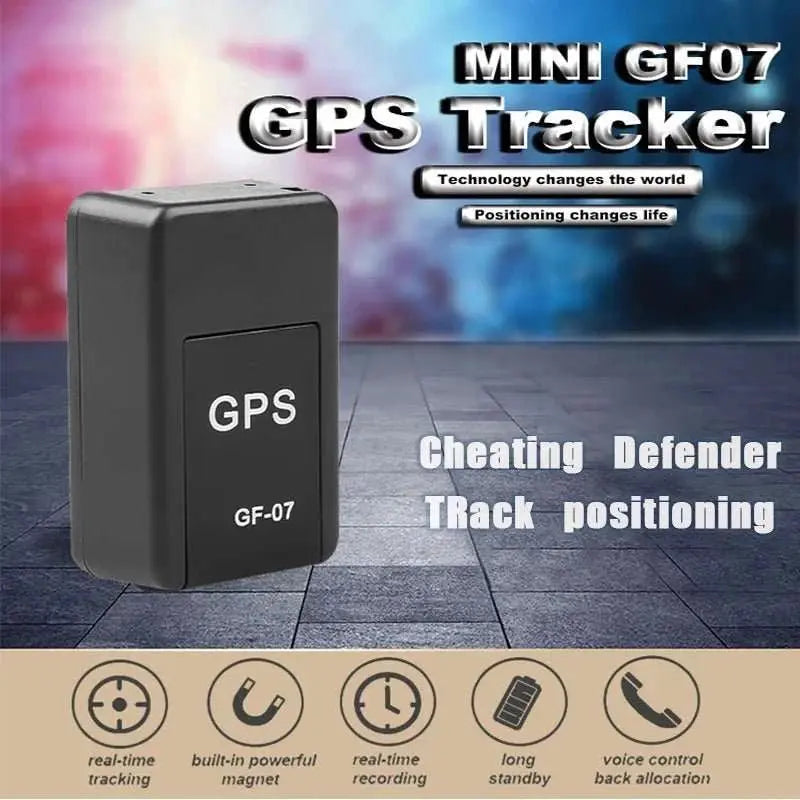 GF07 Magnetic Mini Car Tracker GPS Real TimeTracking Locator Device Magnetic GPS TrackerReal - time Vehicle Locator Pet Tracker - AMIR BAGS INDIA PRIVATE LIMITED