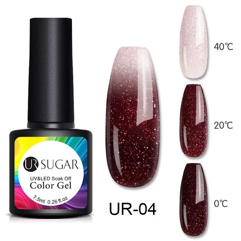 Glitter glitter temperature change nail polish - AMIR BAGS INDIA PRIVATE LIMITED