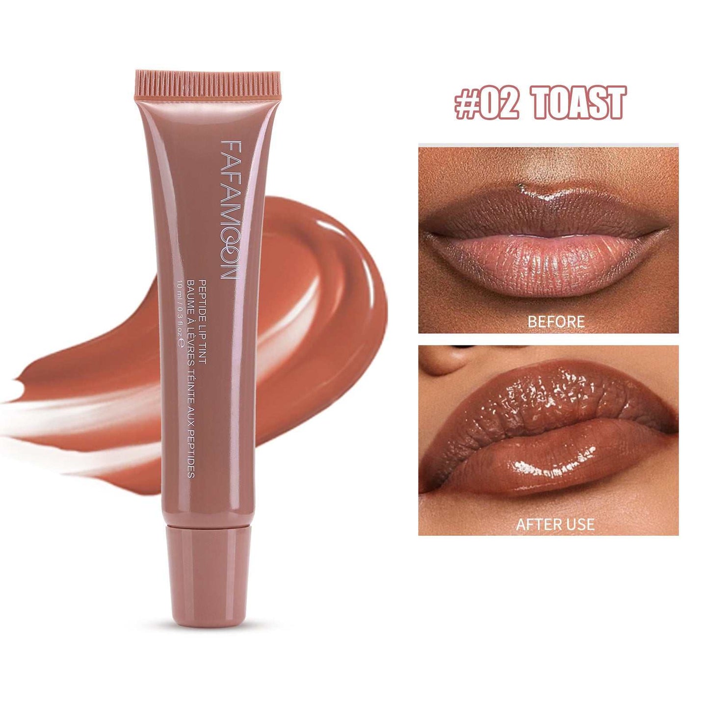 Glossy Lip Glaze Waterproof Long Lasting Lip Gloss Glossy Mirror Tea Red Liquid Lipstick Doodle Lip Korean Makeup - AMIR BAGS INDIA PRIVATE LIMITED