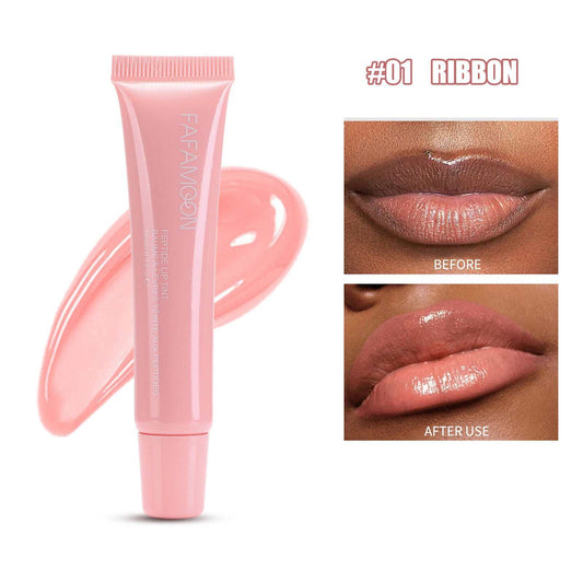 Glossy Lip Glaze Waterproof Long Lasting Lip Gloss Glossy Mirror Tea Red Liquid Lipstick Doodle Lip Korean Makeup - AMIR BAGS INDIA PRIVATE LIMITED