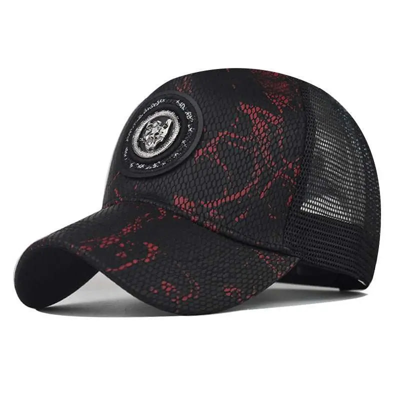 Gradient Color Cheetah Baseball Cap Men Women Plaid Peaked CapProduct information:Pattern: Plaid Color: Cheetah Black, Cheetah dark blue, Cheetah Red Processing Method: Satin Crown style: Flat Top Size: M(56-58cm) Brim shape: FDropshipmanAMIR BAGS INDIA PRIVATE LIMITEDnull