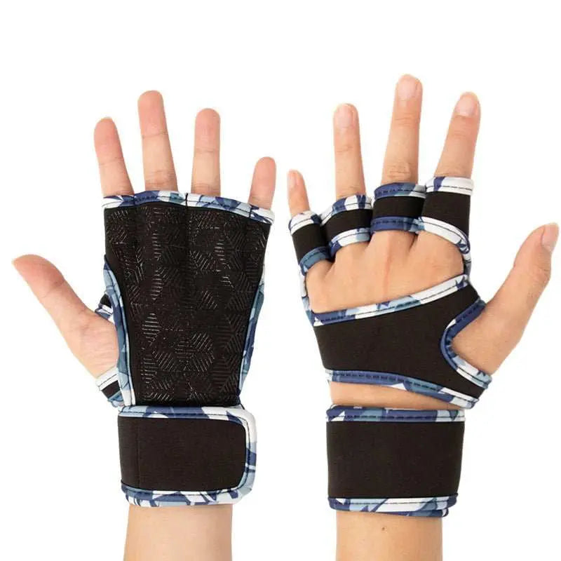 Gym Dumbbell Equipment Sports GlovesProduct information:Treatment Process: Other Fabric name: Neoprene Color: black, red, yellow, blue, orange, rose red, green camouflage, blue camouflage Size: S,M,L,XDropshipmanAMIR BAGS INDIA PRIVATE LIMITEDnull