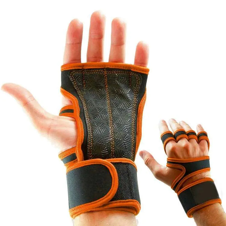 Gym Dumbbell Equipment Sports GlovesProduct information:Treatment Process: Other Fabric name: Neoprene Color: black, red, yellow, blue, orange, rose red, green camouflage, blue camouflage Size: S,M,L,XDropshipmanAMIR BAGS INDIA PRIVATE LIMITEDnull