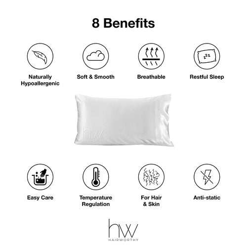 Hairworthy Hairembrace Silk pillow case - AMIR BAGS INDIA PRIVATE LIMITED