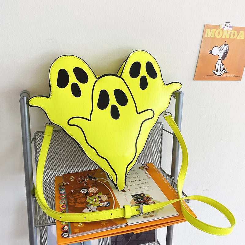 Halloween Bags Funny 3D Cartoon Ghost Cartoon Shoulder Bags Women Cute Cell Phone Purses Crossbody Bag - AMIR BAGS INDIA PRIVATE LIMITED
