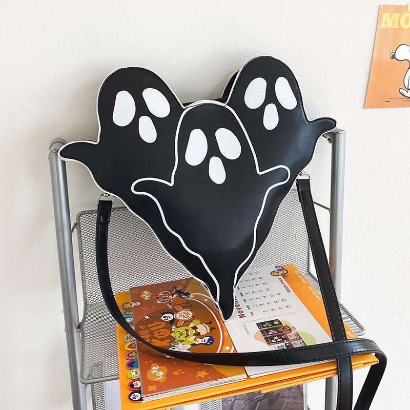 Halloween Bags Funny 3D Cartoon Ghost Cartoon Shoulder Bags Women Cute Cell Phone Purses Crossbody Bag - AMIR BAGS INDIA PRIVATE LIMITED