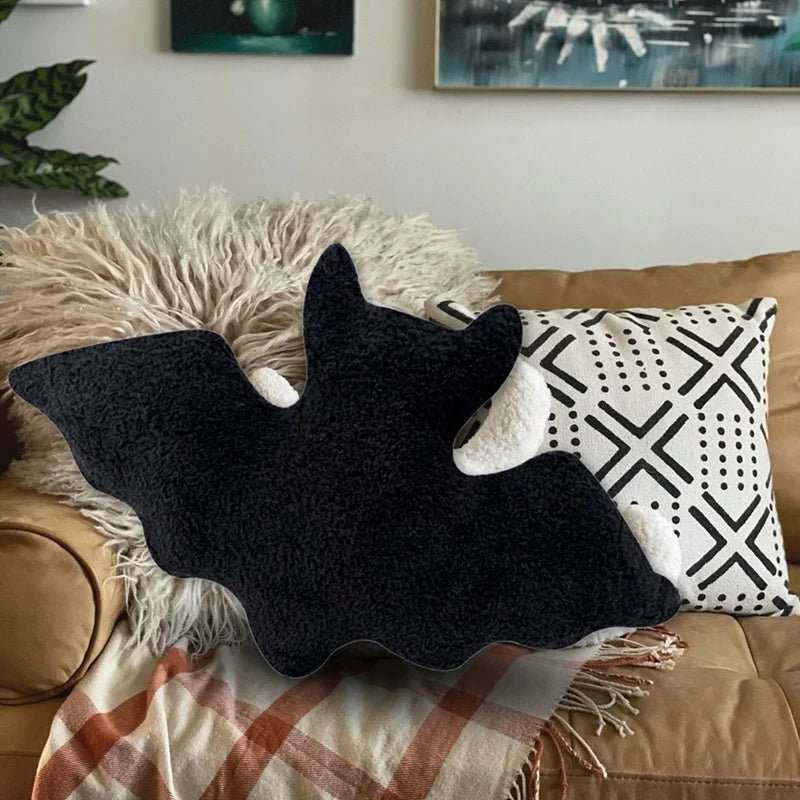 Halloween Bat Plush Pillow Bat Modeling Pillow Halloween Gothic Bat Plush Pillow - AMIR BAGS INDIA PRIVATE LIMITED