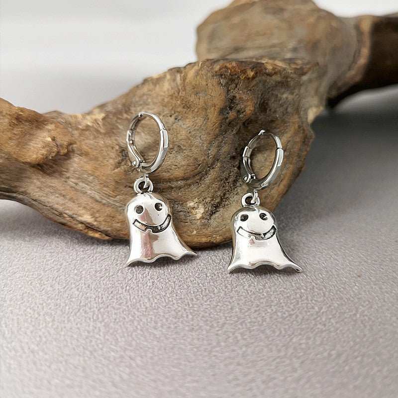 Halloween Funny Earrings Female Personality Ghost Pumpkin Bat Cartoon Jewelry - AMIR BAGS INDIA PRIVATE LIMITED