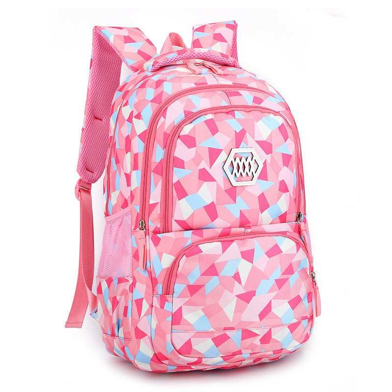 Han edition college, wind girls' double shoulder schoolbag schoolchildren 3 - 4 - 6 grade child nurse ridges 8 - 12 years old - AMIR BAGS INDIA PRIVATE LIMITED