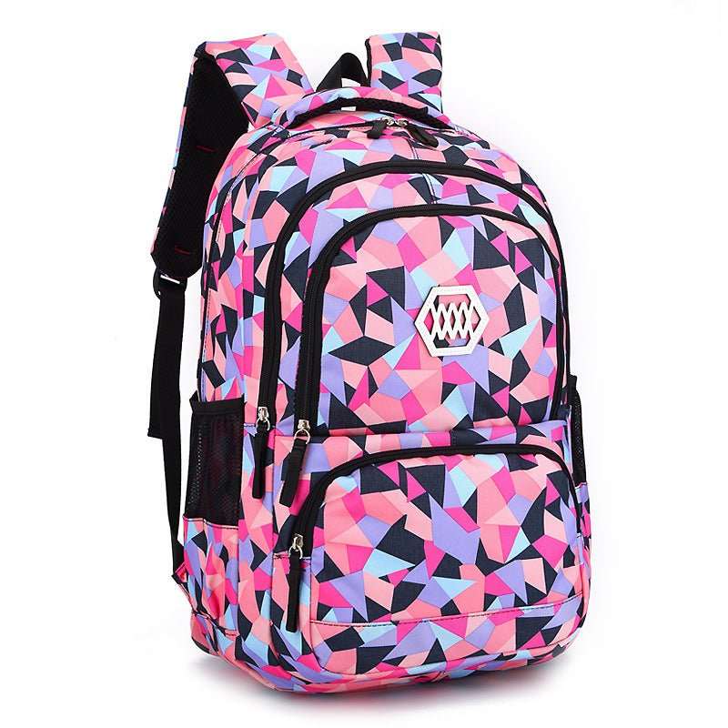 Han edition college, wind girls' double shoulder schoolbag schoolchildren 3 - 4 - 6 grade child nurse ridges 8 - 12 years old - AMIR BAGS INDIA PRIVATE LIMITED