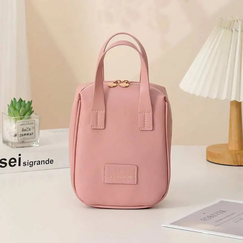 Handle - top Cosmetic Bag Ins Fashion Shell - shaped Handbag Toiletry Bags Travel High Capacity Portable Storage Make Up Bag - AMIR BAGS INDIA PRIVATE LIMITED