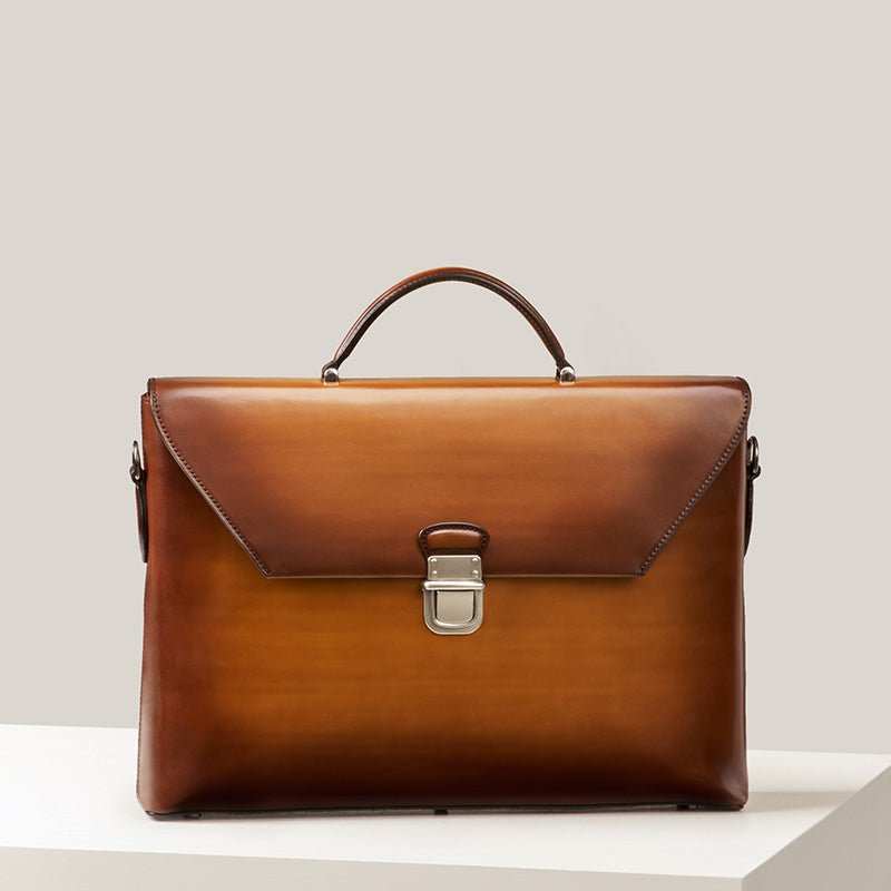 Handmade Vintage Crossbody Flap Business Bag - AMIR BAGS INDIA PRIVATE LIMITED