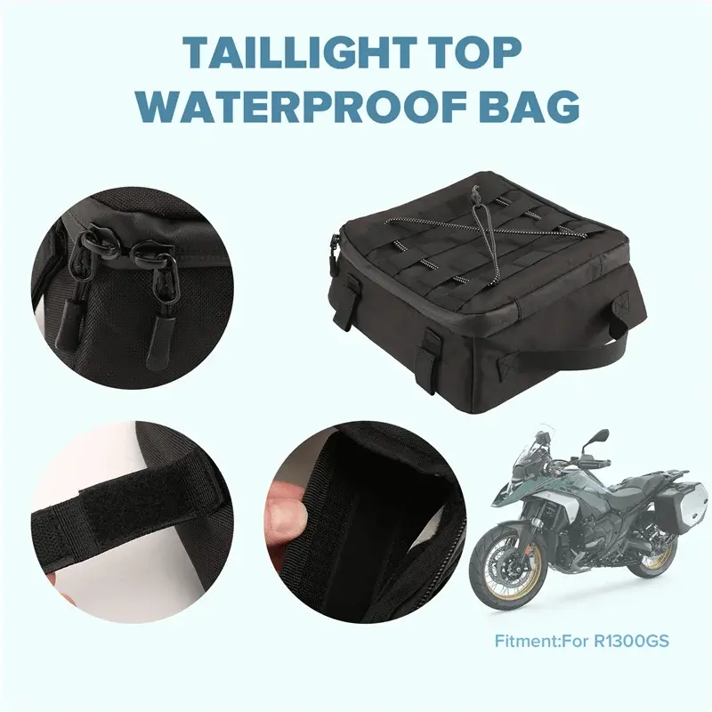 High Quality Motorcycle Accessories Luggage Rack Under Bag For BMW R1300GS R1300 GS R 1300 GS 2023 2024 Tail Light Top Waterproo - AMIR BAGS INDIA PRIVATE LIMITED