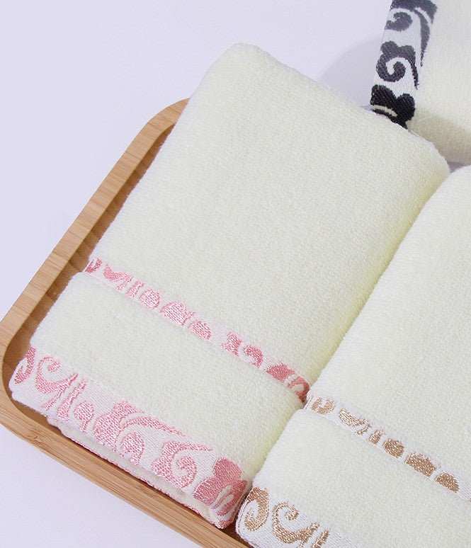 High quality pure cotton crepe - free jacquard Xiangyun thickening face towel - AMIR BAGS INDIA PRIVATE LIMITED