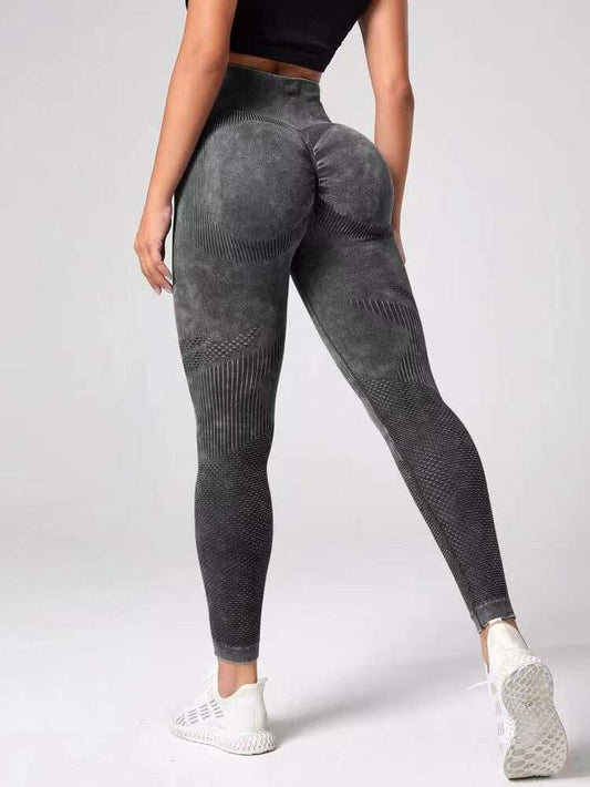 Hollow Design Seamless Leggings High Waist Hip Lifting Running Sports Fitness Yoga Pants Fashion Womens Clothing - AMIR BAGS INDIA PRIVATE LIMITED