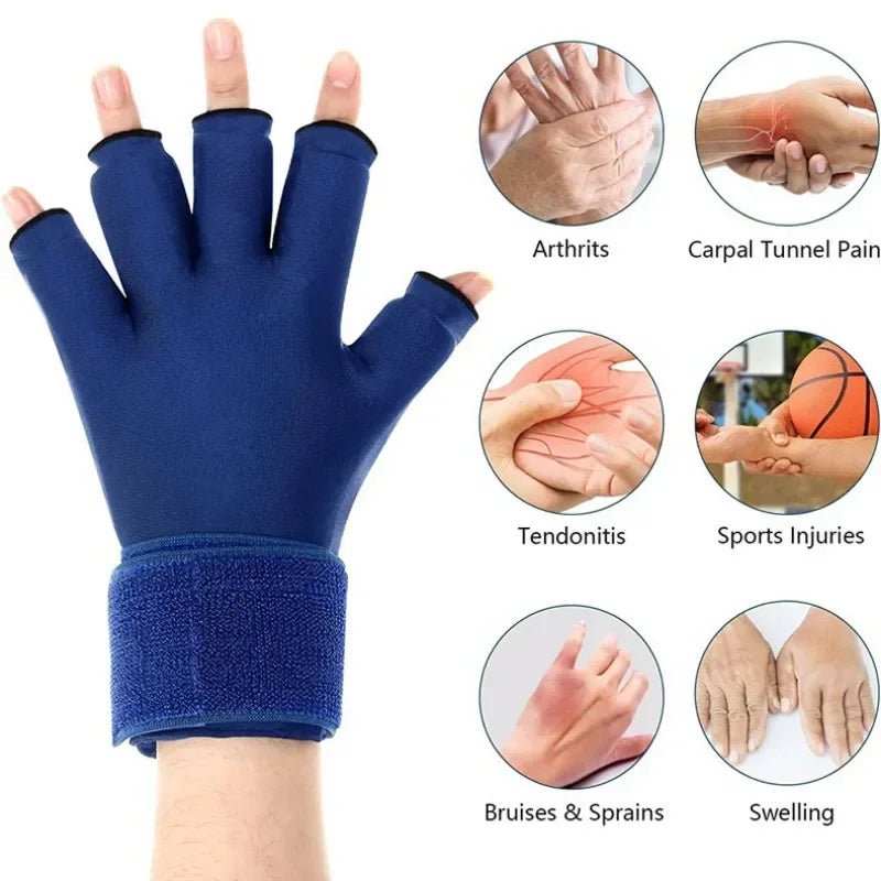 Icing Finger Steam Pack Hot Pressing Hand Wrist Icepack with Adjustable Wrist Strap Reusable for Men and Women One Gel Cold Pack - AMIR BAGS INDIA PRIVATE LIMITED