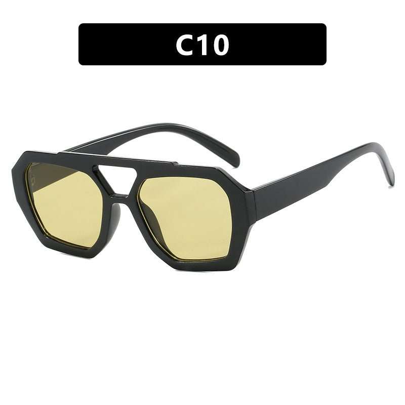 Ins Big Frame Leopard Sunglasses Summer Sunshade Beach Vacation Glasses - AMIR BAGS INDIA PRIVATE LIMITED
